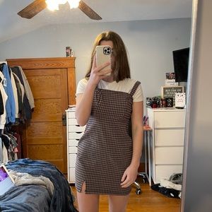 new with tags! | plaid hollister mini dress